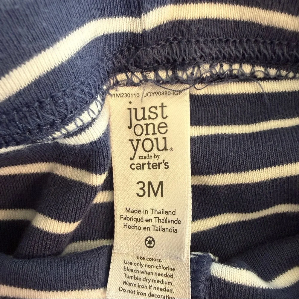 Carter's‎ Navy and White Striped Baby Pants